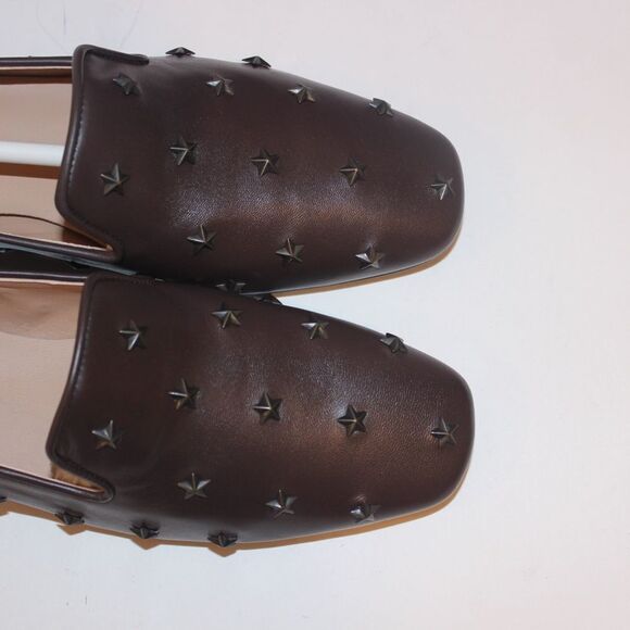 NWT Anthropologie Jon Josef Pandora Brown Leather Bronze Loafers 6 - Picture 9 of 11